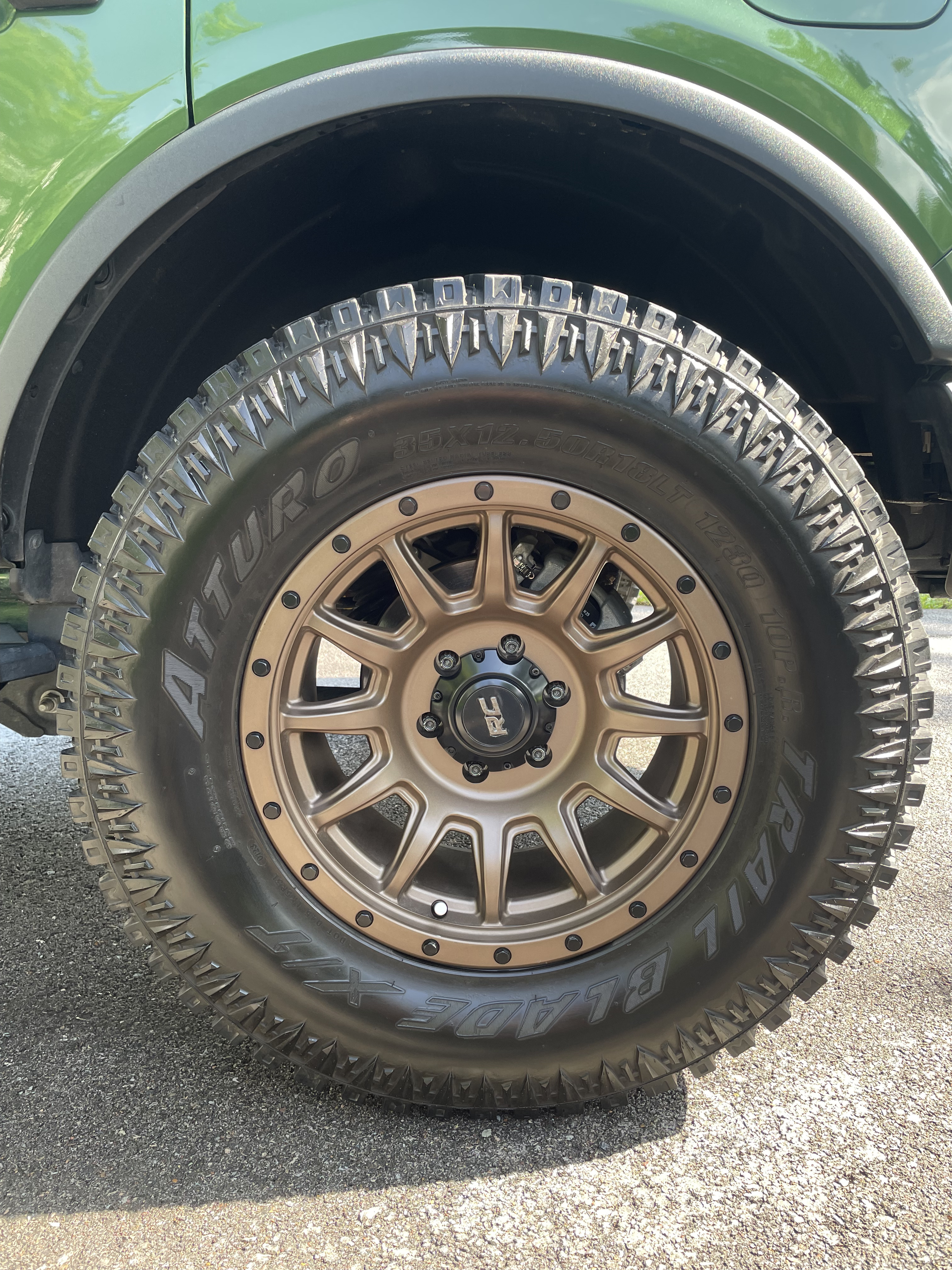 Wheel before detailing